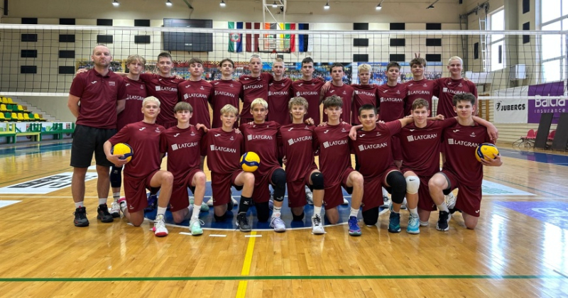 Jēkabpilī sākusies U-16 volejbola izlases treniņnometne – komandā arī trīs jēkabpilieši