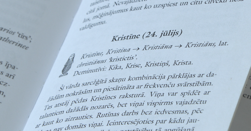 Kristīnes joprojām starp populārākajiem sieviešu vārdiem Latvijā