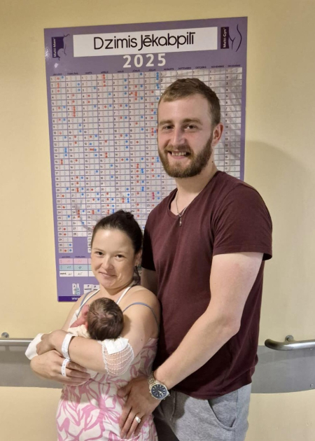 Jēkabpils reģionālajā slimnīcā sagaidīts 200. mazulis 