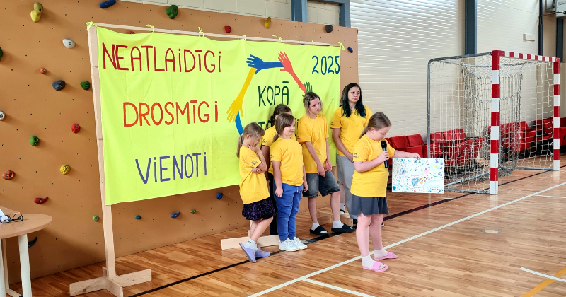Odzienā norit ukraiņu un latviešu bērnu sadraudzības nometne