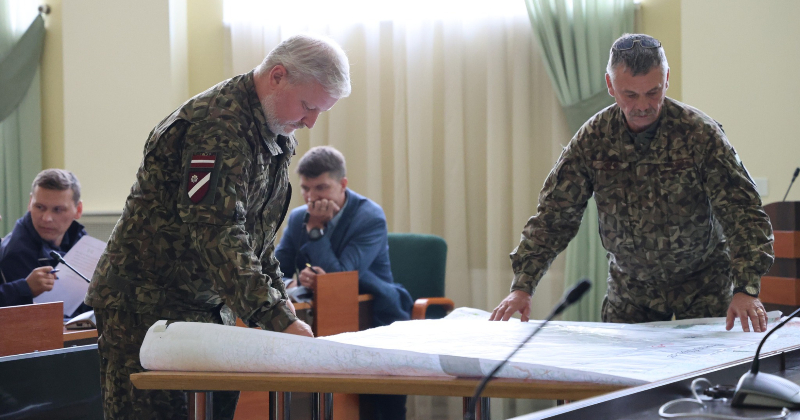 Jēkabpilī norisinājušās Civilās aizsardzības komisijas mācības “Pilskalns”