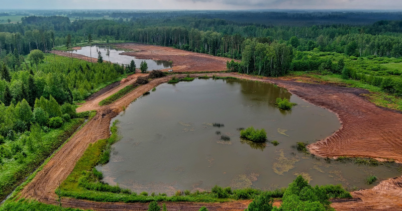 “Latvijas valsts meži” pabeiguši rekultivācijas darbus karjerā “Vārpsala”