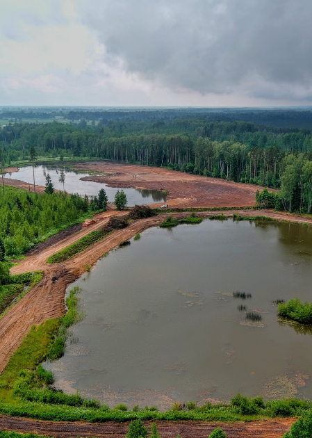 “Latvijas valsts meži” pabeiguši rekultivācijas darbus karjerā “Vārpsala”