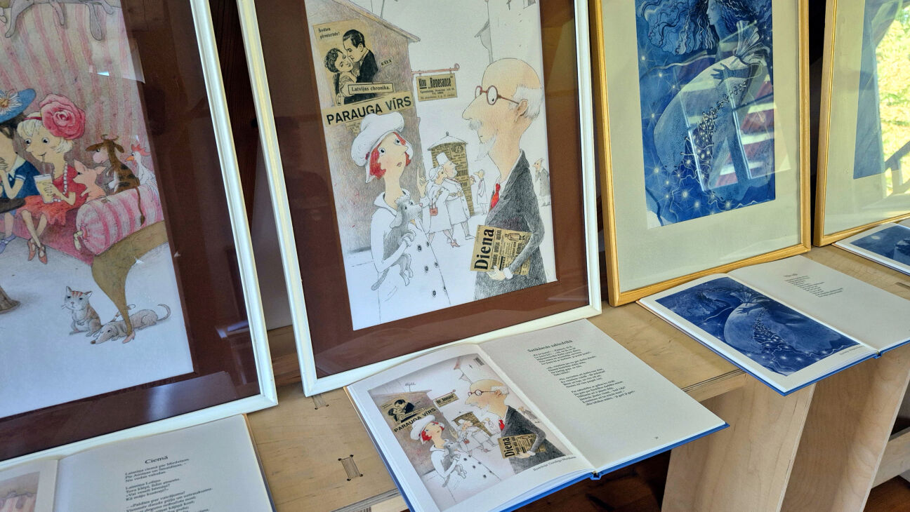Raiņa 160. jubilejā Zasā eksponē grāmatas “Satikšanās sabiedrībā” ilustrācijas