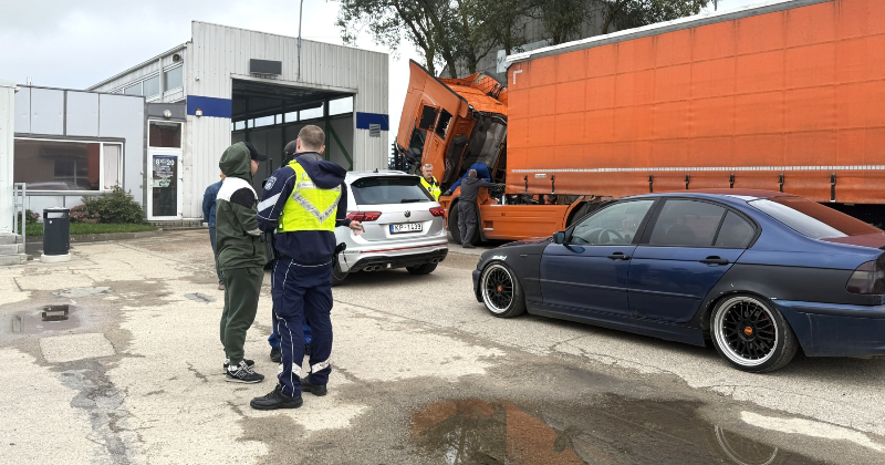 ROADPOL akcijas laikā Jēkabpilī jaunieša “BMW” nonāk CSDD inspektoru pārbaudē