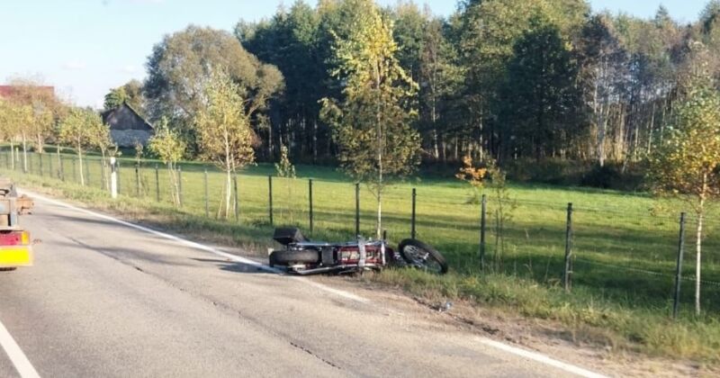 Uz autoceļa Aizkraukle–Jēkabpils iet bojā motocikla vadītājs