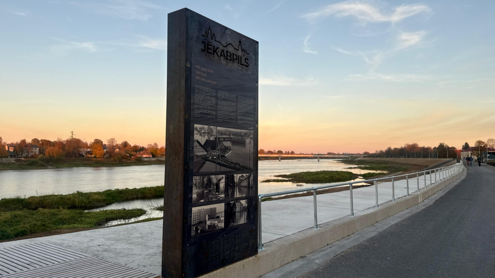 Jēkabpils aizsargdambis nodots ekspluatācijā