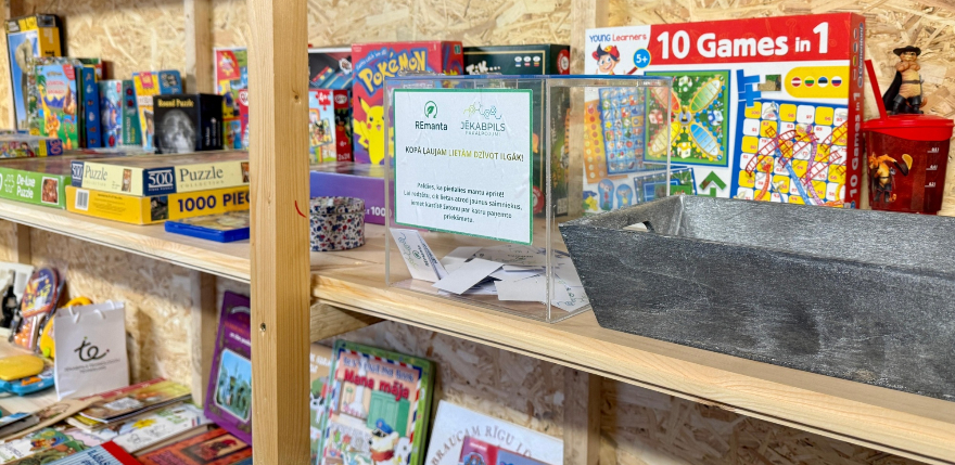 “Remanta” Jēkabpilī – vieta, kur mantas iegūst otro dzīvi