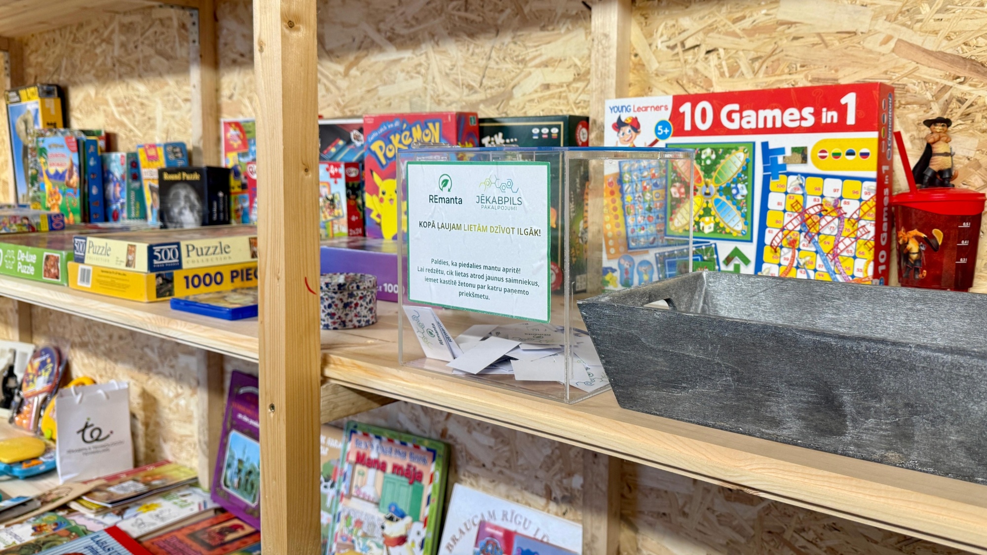 “Remanta” Jēkabpilī – vieta, kur mantas iegūst otro dzīvi