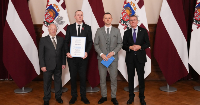 Rīgas pilī godinātas divas Līvānu novada skolas