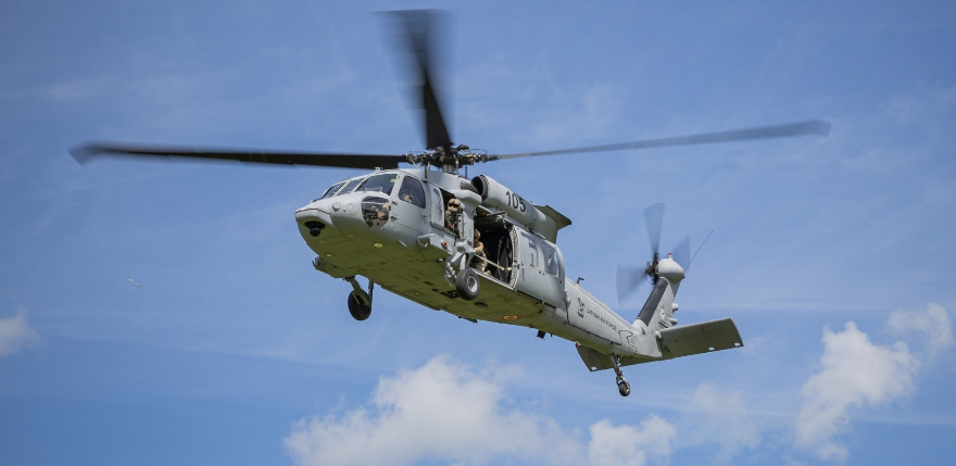 Jēkabpils iedzīvotājus brīdina par helikopteru pārlidojumiem