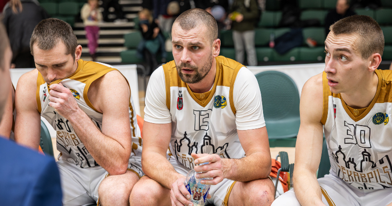 "Ogres" basketbolisti salauž jēkabpilie&scaron;u pretestību