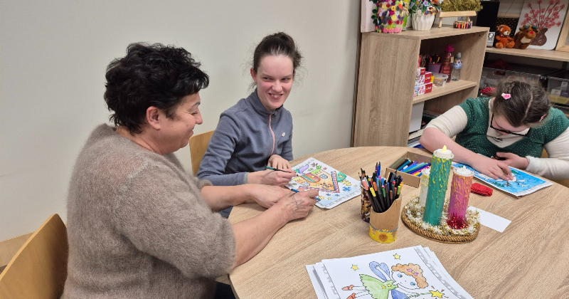 Aprūpes centrā Jēkabpilī &ndash; rokdarbi gan priekam, gan veselībai