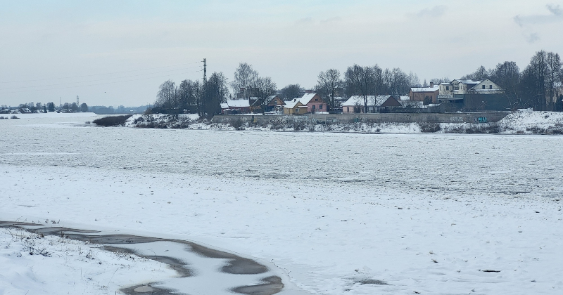 Daugavā pie Jēkabpils sastāju&scaron;ies vižņi