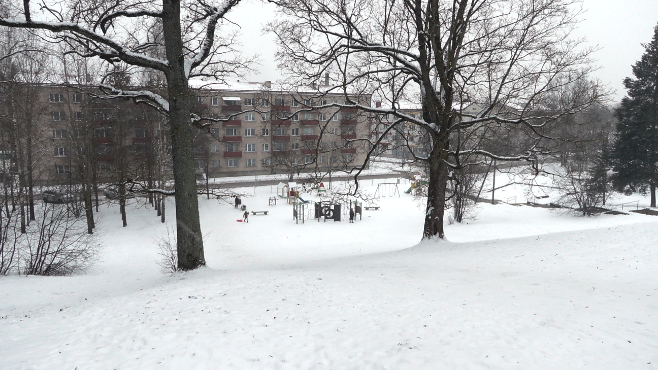 Braucot no kalna, bērns Jēkabpilī gūst apakšžokļa lūzumu