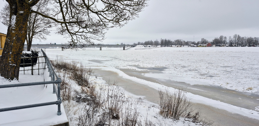 Vižņi Daugavā rada bažas Jēkabpils novadā
