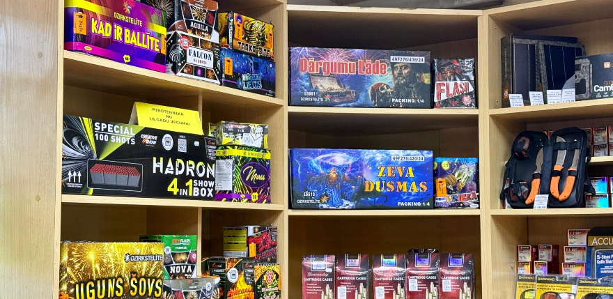 Jēkabpilī pieprasījums pēc pirotehnikas nemazinās