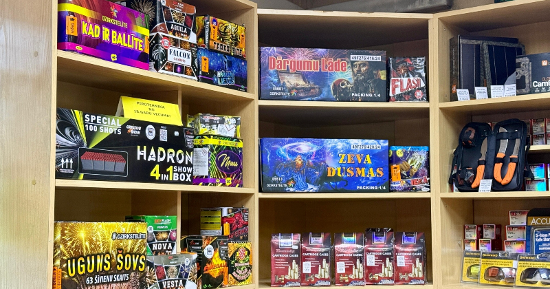 Jēkabpilī pieprasījums pēc pirotehnikas nemazinās