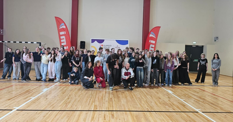 Jēkabpils Valsts ģimnāzijā viesojas &ldquo;Olimpie&scaron;i skolās ar Rimi&rdquo;