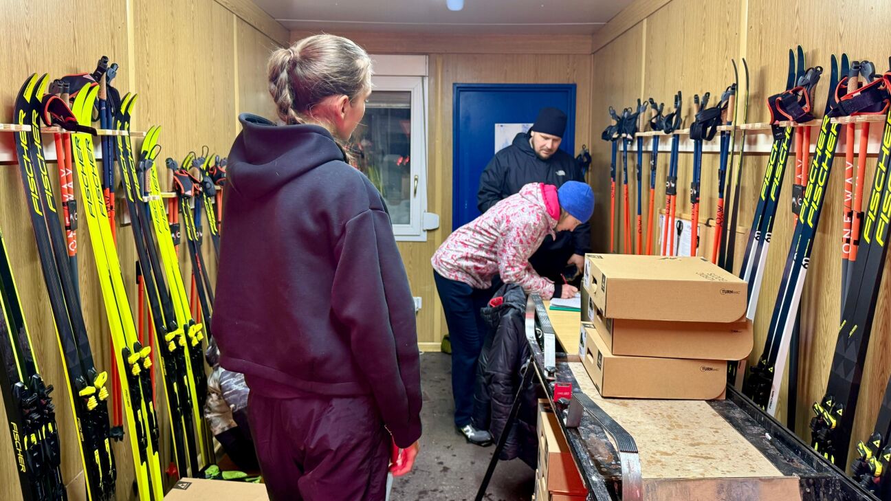 Pateicoties bezmaksas slēpošanas inventāram, līvānieši atgriežas uz slēpēm