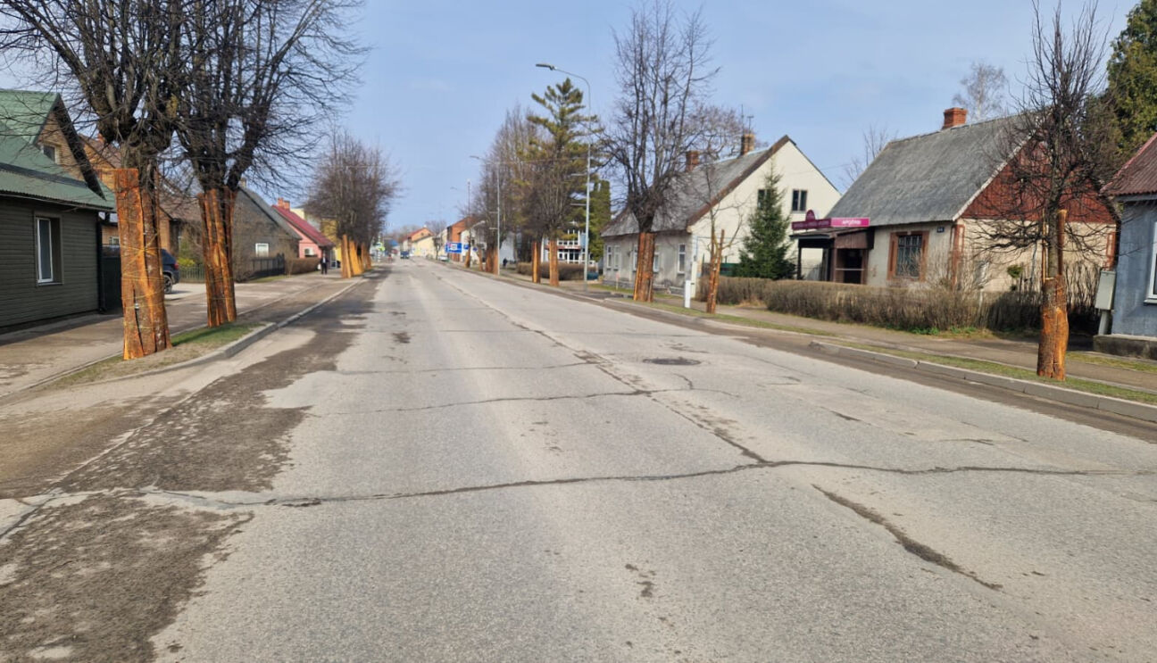 Līvānos atsāk Rīgas ielas seguma atjaunošanas būvdarbus