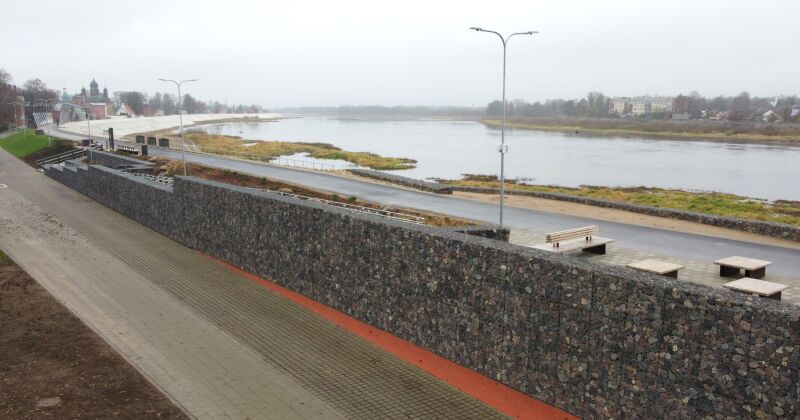 Pie Jēkabpils Daugavā ūdens līmenis ir metru augstāks nekā mēne&scaron;a sākumā