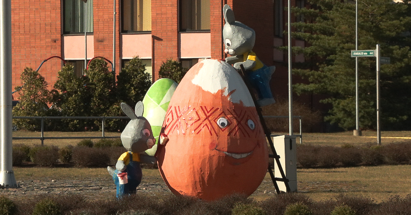 Jēkabpilie&scaron;iem Lieldienas saistās ar olu kaujām, ripinā&scaron;anu un krāso&scaron;anu