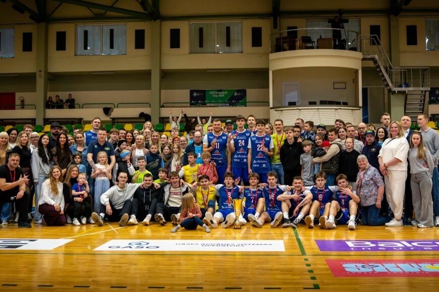 Latvijas čempionātā volejbolā vīriešiem bronzas medaļas izcīna “Jēkabpils lūši”