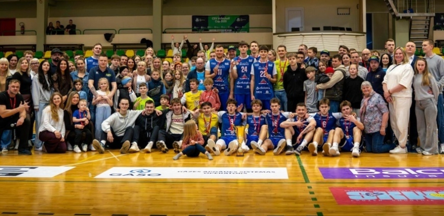Latvijas čempionātā volejbolā vīrie&scaron;iem bronzas medaļas izcīna &ldquo;Jēkabpils lū&scaron;i&rdquo;