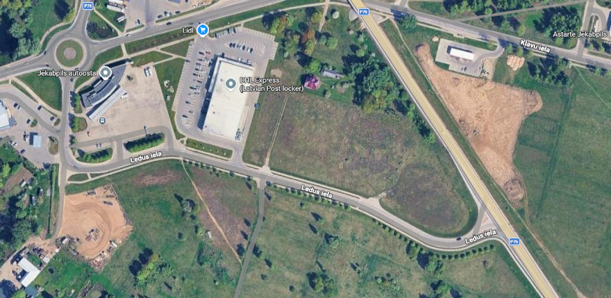 Jēkabpilī plāno būvēt ātrās ēdinā&scaron;anas restorānu un divus lielus veikalus