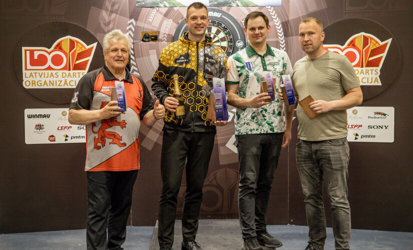 Par Jēkabpils kausu šautriņmešanā cīnās 169 dalībnieki